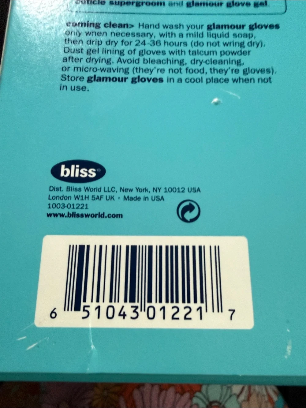 Bliss Glamour Gloves - Aqua Blue Beauty Gloves